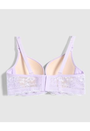 Brasier Copa Completa Unicolor Para Mujer Morado Patprimo