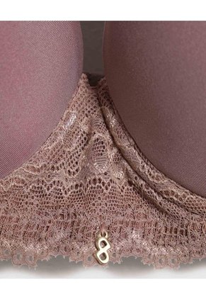 Brasier Copa Completa Unicolor Para Mujer Café Patprimo