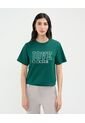 Camiseta Para Mujer Manga Corta Cuello Redondo Color Verde  Marca Patprimo #30093644 de Patprimo