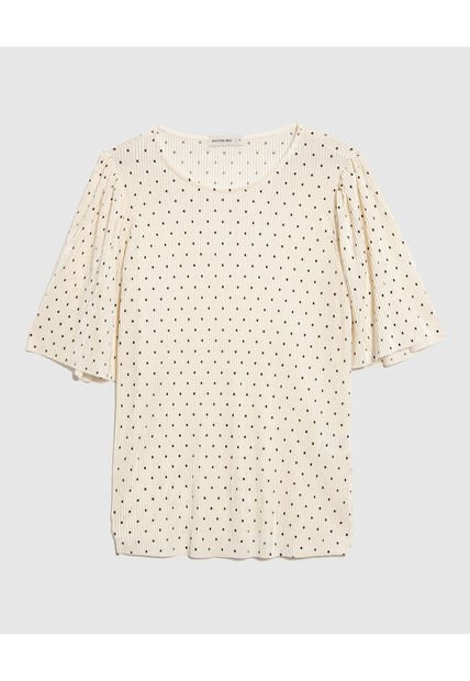 Blusa Para Mujer Manga Corta Color Beige Marca Patprimo #30123406