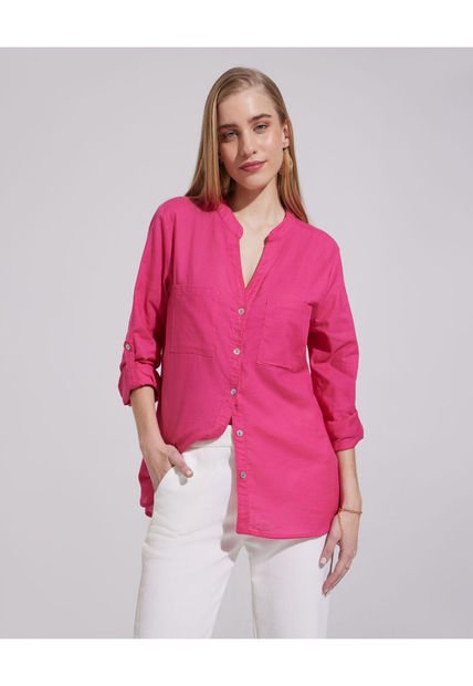 Blusa Para Mujer Manga Larga Color Rosado Marca Patprimo #30123042