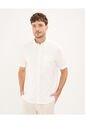 Camisa Para Hombre Manga Larga Sin Bolsillo Cuello Button D Color Crema Marca Patprimo #44013072 de Patprimo