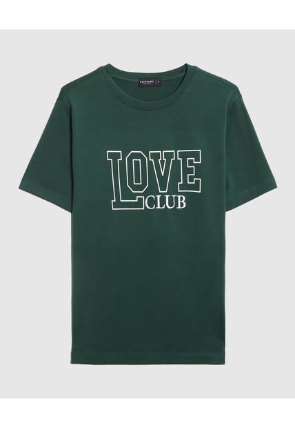 Camiseta Para Mujer Manga Corta Cuello Redondo Color Verde  Marca Patprimo #30093644