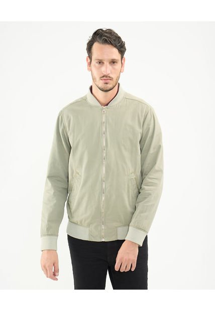 Chaqueta Para Hombre Bomber Color Verde  Marca Patprimo #44080295