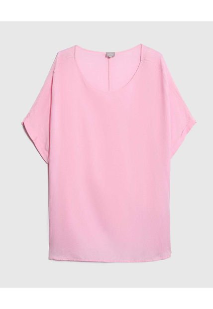 Blusa Para Mujer Manga Corta Color Rosa Marca Patprimo #14121233
