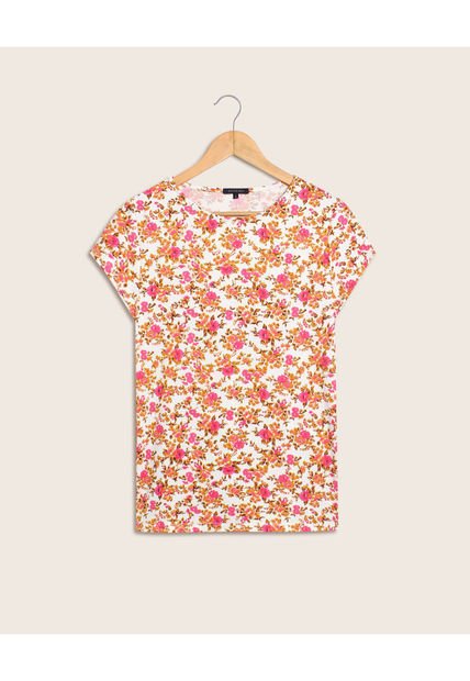 Camiseta Para Mujer Manga Corta Color Naranja Marca Patprimo #30091889