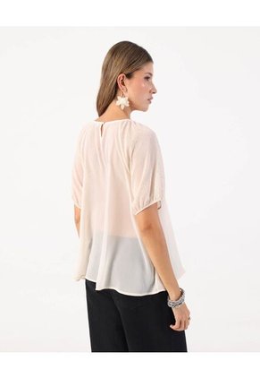 Blusa Para Mujer Manga Corta Color Beige Marca Patprimo #30123667