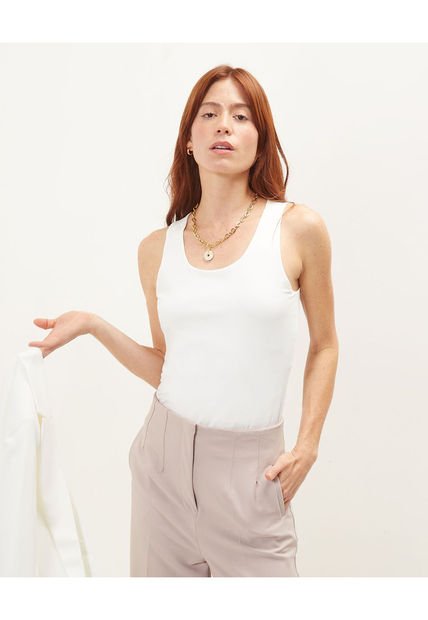 Camiseta Para Mujer Manga Sisa Color Crudo Marca Patprimo #30093461