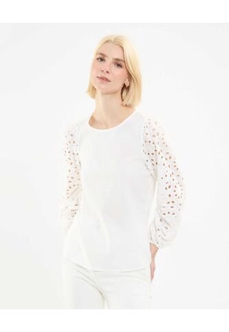 Blusa Para Mujer Manga Larga Color Blanco Marca Patprimo #30123382 Patprimo
