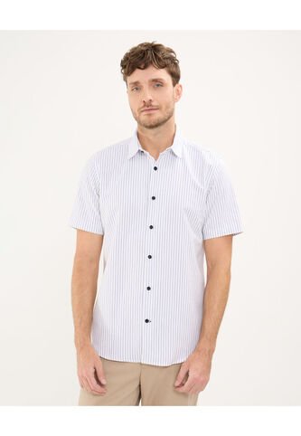 Camisa Para Hombre Manga Corta Sin Bolsillo Color Azul Claro Marca Patprimo #44013062 Patprimo