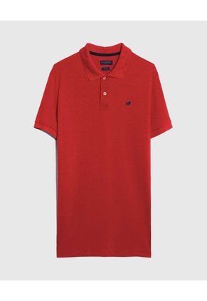 Polo Para Hombre Cuello Tejido Sin Bolsillo Color Rojo  Marca Patprimo #44112316