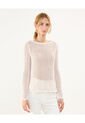 Saco Para Mujer Cuello Redondo Color Beige Marca Patprimo #30330589 de Patprimo