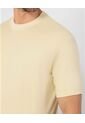Camiseta  Para Hombre Manga Corta Cuello Redondo Color Amarillo Marca Patprimo #44090972 de Patprimo
