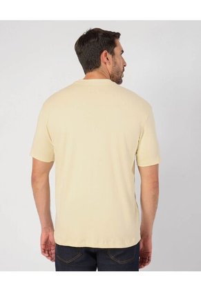 Camiseta  Para Hombre Manga Corta Cuello Redondo Color Amarillo Marca Patprimo #44090972