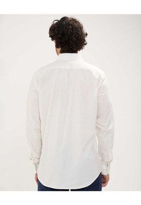 Camisa Para Hombre Manga Larga Sin Bolsillo Cuello Button D Color Crema Marca Patprimo #44013058