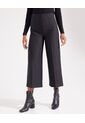 Pantalón Culotte Tiro Alto  Para Mujer Negro Patprimo de Patprimo
