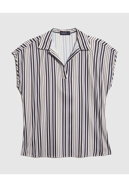 Blusa Para Mujer Manga Corta Color Azul  Marca Patprimo #30123448