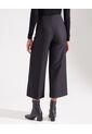 Pantalón Culotte Tiro Alto  Para Mujer Negro Patprimo de Patprimo