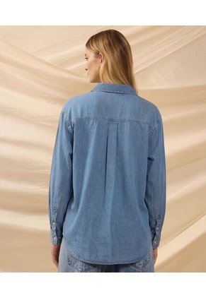 Camisa  Para Mujer Manga Larga Color Azul Marca Patprimo #30019459