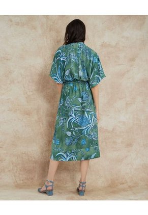 Vestido Para Mujer Manga Corta Color Verde Marca Patprimo #30170992