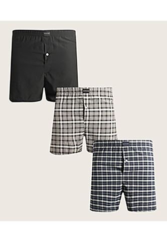 Pack X3 Boxer Amplio Plano Preteñido En Poli-Algodón X3 Para Hombre Surtido Patprimo Patprimo