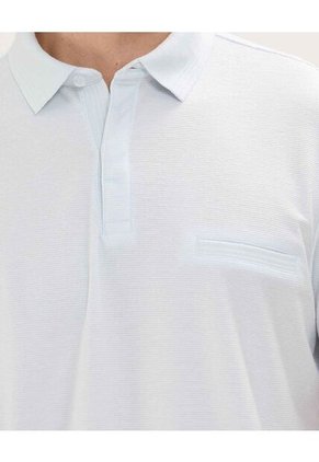 Polo Para Hombre Cuello Tejido Con Bolsillo Color Azul Claro Marca Patprimo #44112655