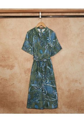 Vestido Para Mujer Manga Corta Color Verde Marca Patprimo #30170992