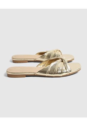 Sandalias Para Mujer Sandalia Color Dorado Marca Patprimo #30690096