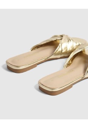 Sandalias Para Mujer Sandalia Color Dorado Marca Patprimo #30690096
