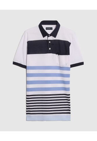 Polo Para Hombre Cuello Maquina Con Bolsillo Color Blanco Marca Patprimo #44112645 Patprimo