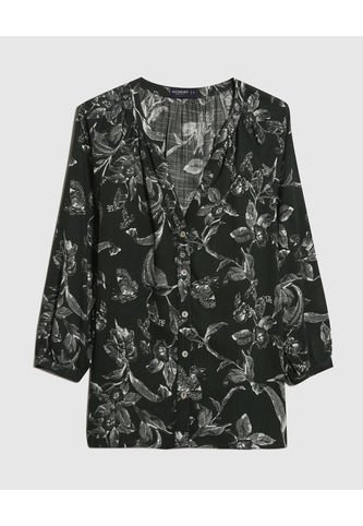 Blusa Para Mujer Manga 3/4 Color Verde Oscuro Marca Patprimo #30123390 Patprimo