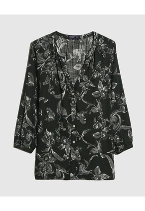 Blusa Para Mujer Manga 3/4 Color Verde Oscuro Marca Patprimo #30123390