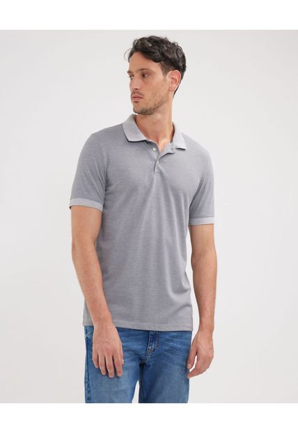 Polo Para Hombre Cuello Tejido Sin Bolsillo Color Gris  Marca Patprimo #44112633