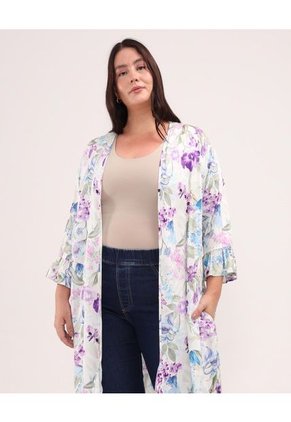Chaqueta Para Mujer Kimono Color Azul Marca Patprimo #14080140