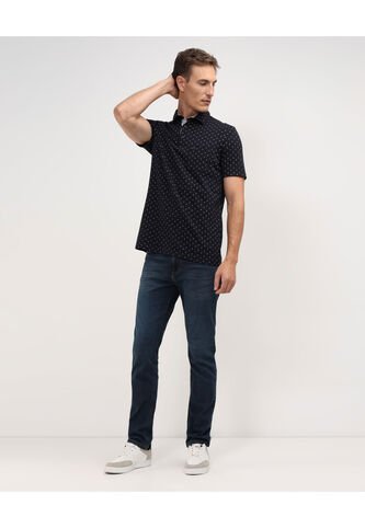 Polo Para Hombre Cuello Maquina Con Bolsillo Color Azul  Marca Patprimo #44112591 Patprimo