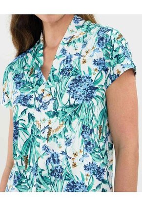 .Camiseta Para Mujer Manga Corta Patprimo Verde #30093707