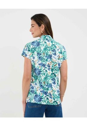 .Camiseta Para Mujer Manga Corta Patprimo Verde #30093707