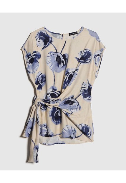 Blusa Para Mujer Manga Corta Color Beige Marca Patprimo #30123446