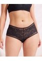 Panty Cachetero En Encaje Unicolor  Para Mujer Negro Patprimo de Patprimo