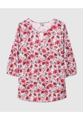 Blusa Para Mujer Manga 3/4 Color Blanco Marca Patprimo #14121321