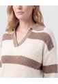 Saco Tejido Tipo Polo Para Mujer  Para Mujer Blanco Patprimo de Patprimo