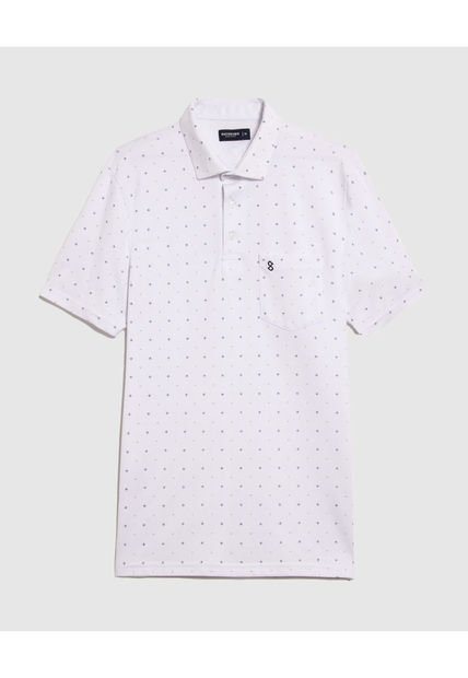 Polo Para Hombre Cuello Maquina Con Bolsillo Color Blanco Marca Patprimo #44112698