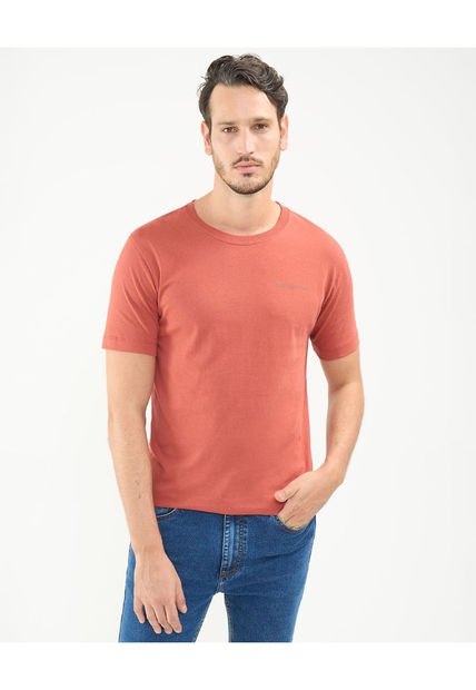 Camiseta Para Hombre Manga Corta Color Rojo  Marca Patprimo #44090917