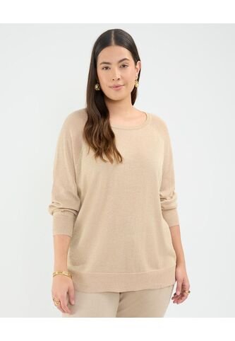 Saco Para Mujer Cuello Redondo Color Beige Marca Patprimo #14330225 Patprimo