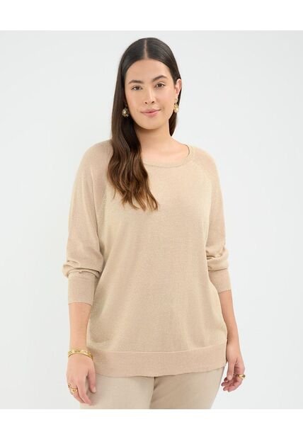 Saco Para Mujer Cuello Redondo Color Beige Marca Patprimo #14330225
