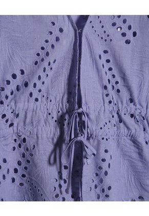 Blusa Para Mujer Manga Corta Color Azul  Marca Patprimo #30123280