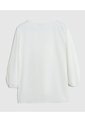 Blusa Con Bolero Frontal Cascada Mujer  Para Mujer Blanco Patprimo de Patprimo
