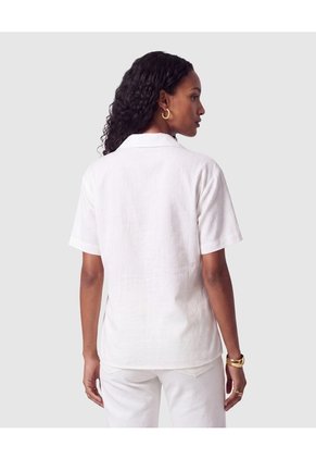 Camisa Con Estampado Para Mujer  Para Mujer Blanco Patprimo