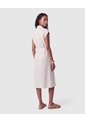 Vestido Camisero Midi Con Cinturón Mujer  Para Mujer Café Patprimo de Patprimo