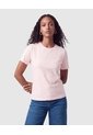 Camiseta Con Diseño Relieve Mujer  Para Mujer Rosa Patprimo de Patprimo